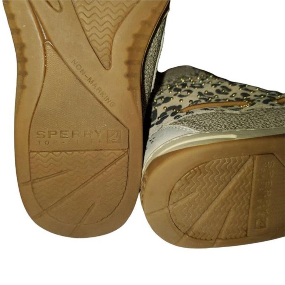 Sperry Top-Sider‎ Hikerfish Leopard Studded Size 5.5 M Shoes Lace Up Boots - Picture 7 of 10